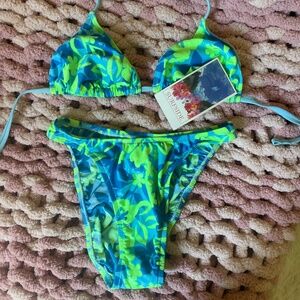 Vintage High Cut Bikini